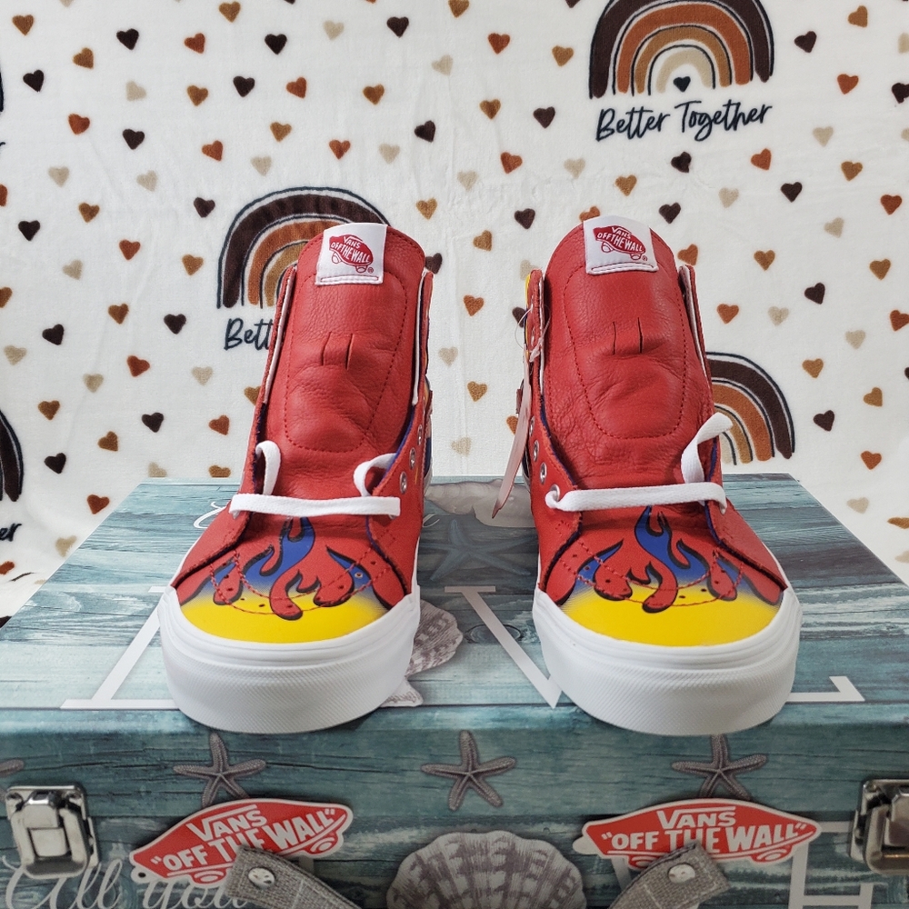 Vans Racer Red True Blue Sk8-HI - Picture 16 of 16